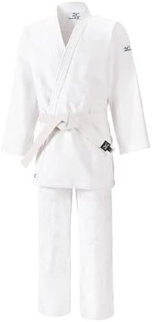 Mizuno Judo Kimono Kodomo Weiss 350 gr. Ohne Gürtel 140 Weiss, 140 Weiss