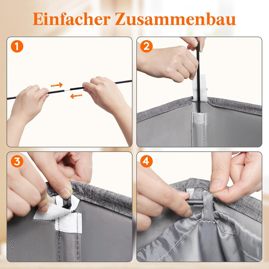 Lifewit 100L Pfandflaschen Sammelbehälter mit Deckel, Gross Pfandflaschen Aufbewahrung, Behälter Lee