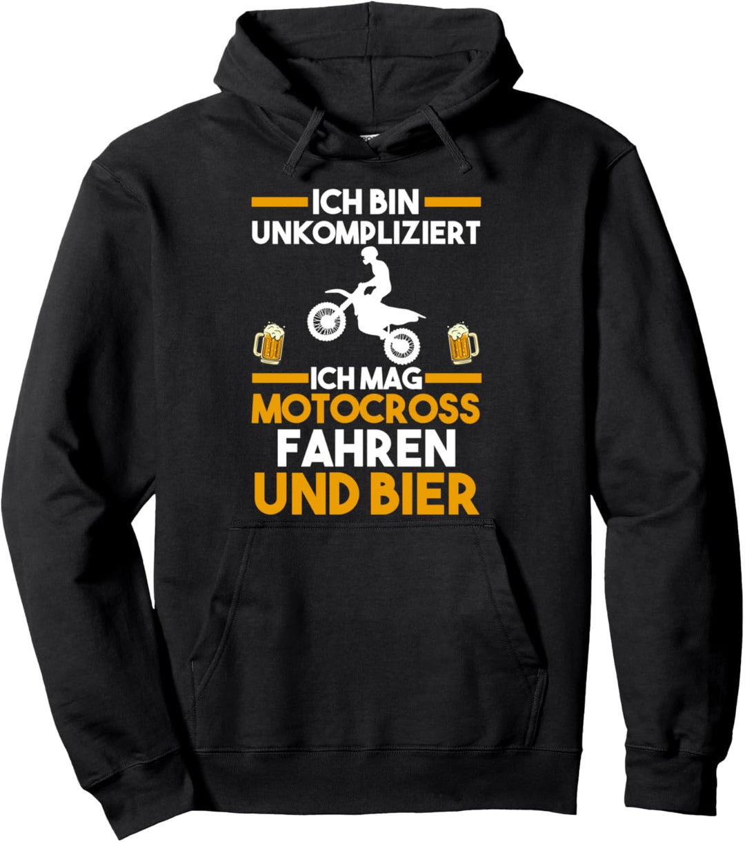 Motorrad Bier Motocross Pullover Hoodie