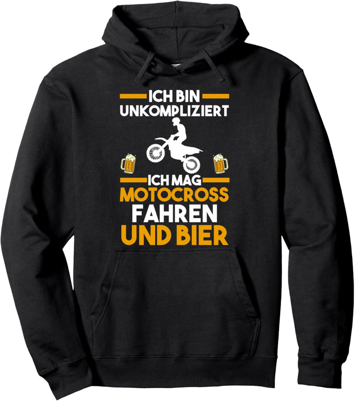 Motorrad Bier Motocross Pullover Hoodie