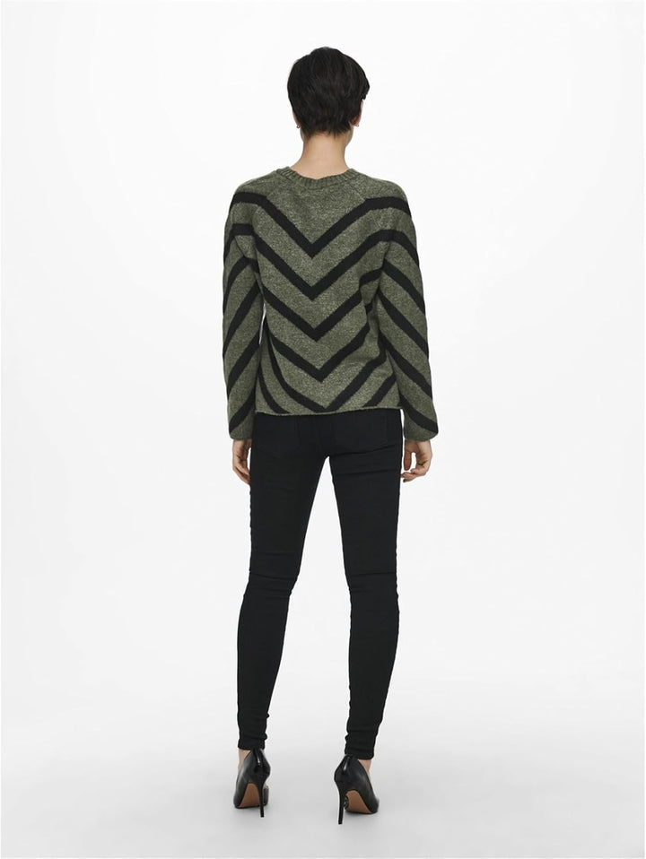 ONLY Damen ONLELIZA L/S Pullover KNT NOOS 15191792 XS Lizard, XS Lizard