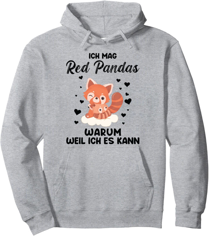 Ich mag rote Pandas rote Pandas Pullover Hoodie