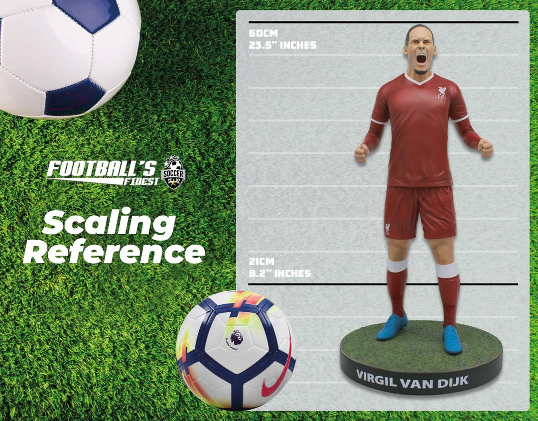 Football's Finest - Liverpool FC (Virgil Van Dijk) 60 cm Statue aus Kunstharz L Rot, L Rot