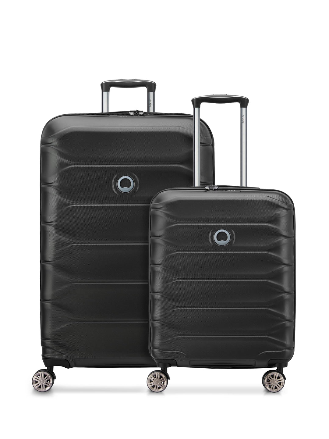 DELSEY Paris Koffer-Set 2-teilig für Damen und Herren | Reise-Trolleys 50 x 32 x 78 cm aus hochwerti