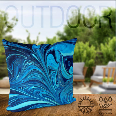 VOID Abstraktes Wasser Meer Kissenbezug Kissenhülle Sofakissen Kissen Deko Outdoor-Kissen Dekokissen