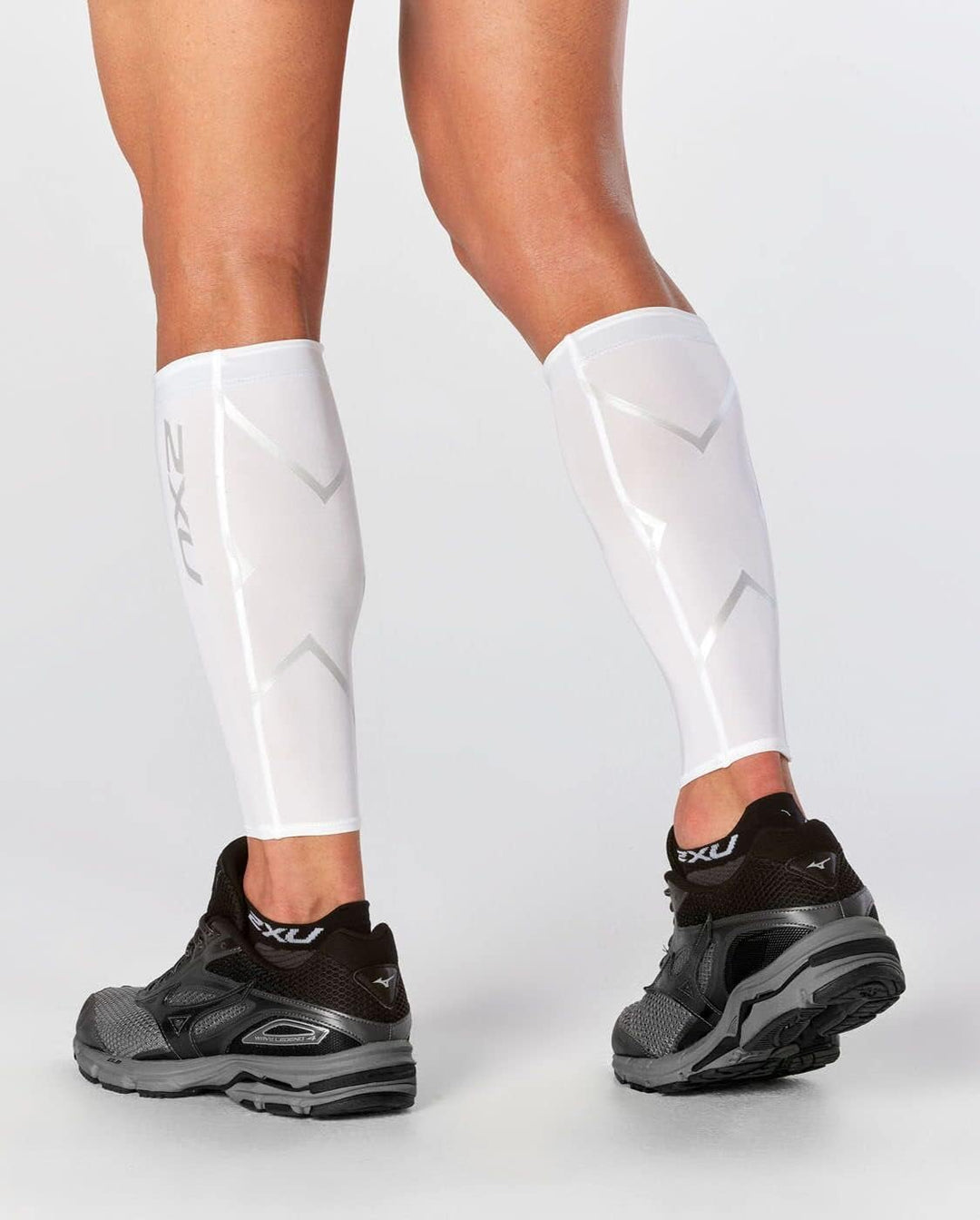 2XU Compression Calf Guard Kompressions-Wadenschützer M Weiss, M Wei&#xDF;