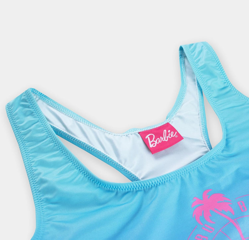 Barbie Badeanzug | Malibu Beach Damen Badeanzug | Rosa Einteiler Badeanzug für Frauen | Grössen S -