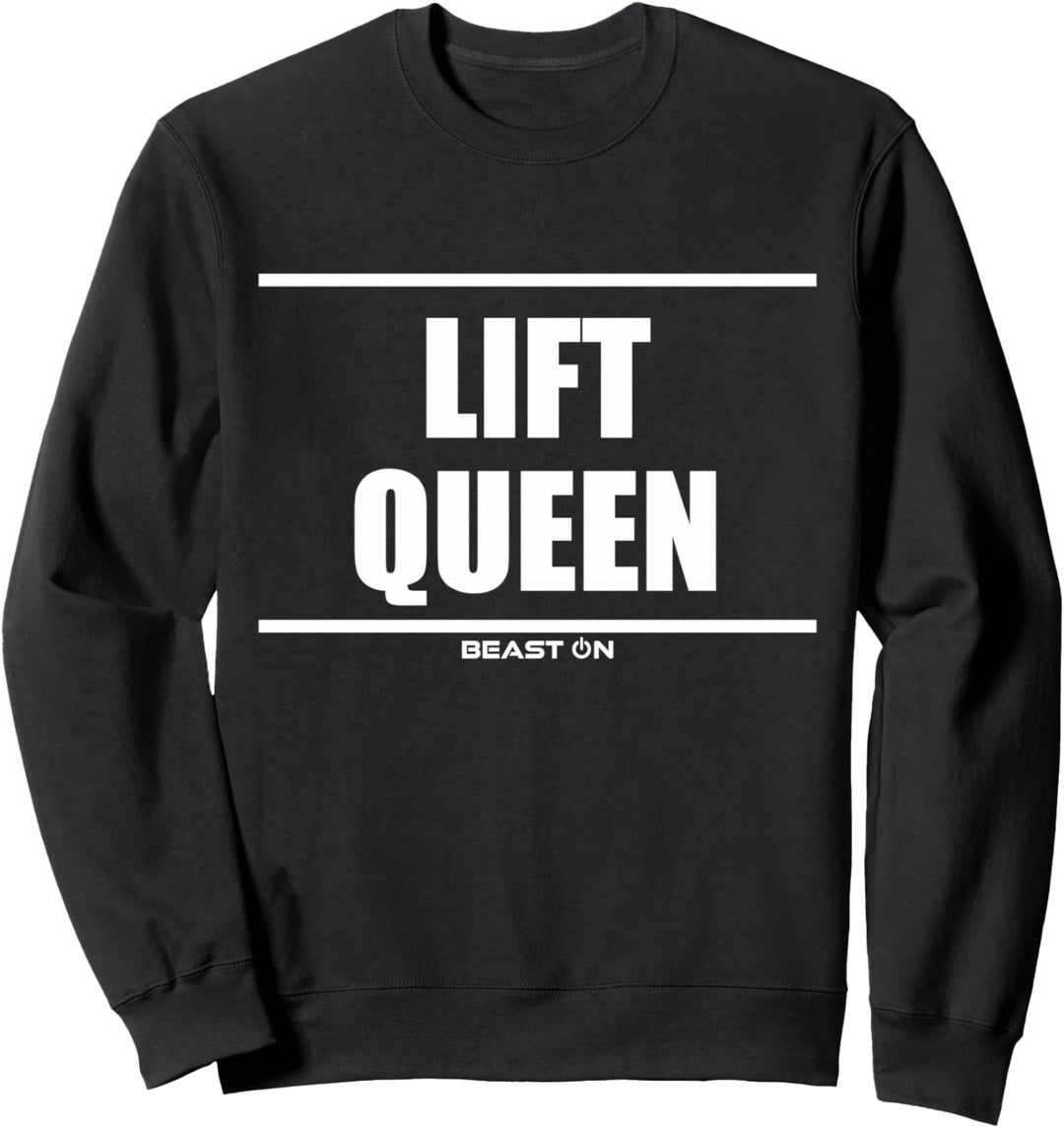 Lift Queen Bodybuilding Gains Gym Fitness Training Workout Sweatshirt