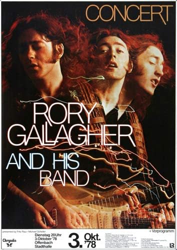 Rory Gallagher - Photo Finish, Frankfurt 1978 » Konzertplakat/Premium Poster | Live Konzert Veransta