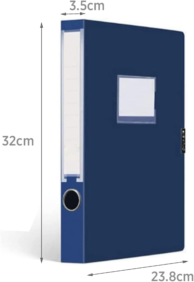 Sammelboxen Aktenkasten Dokumentenbox für DIN A4, mit Griffloch 55mm dicker Kunststoff Aktenkasten N