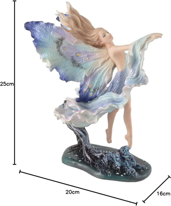 Fee mit Sternenstab - Where moonbeams Fall Designer:Josephine Wall, hergestellt by Veronese