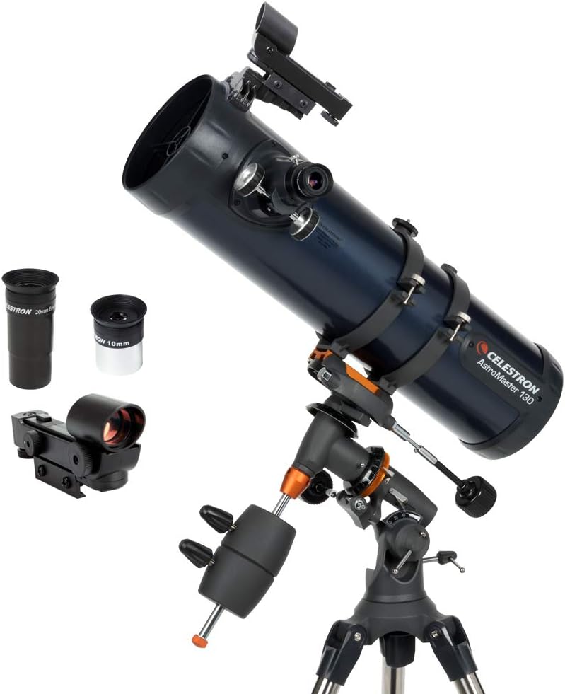 Celestron 31042 AstroMaster 114EQ Spiegelteleskop AstroMaster 114EQ Reflektor Teleskop, AstroMaster