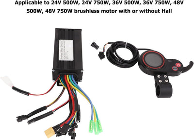 BuyWeek Brushless Motor Controller Kit für KUGOO M4 Elektroroller, 24V 36V 48V Elektroroller Brushle