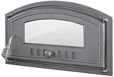 Sellon24® Backofentür aus Gusseisen Ofentür Pizzaofentür Steinofentür Brotofen Gusseisen H1006