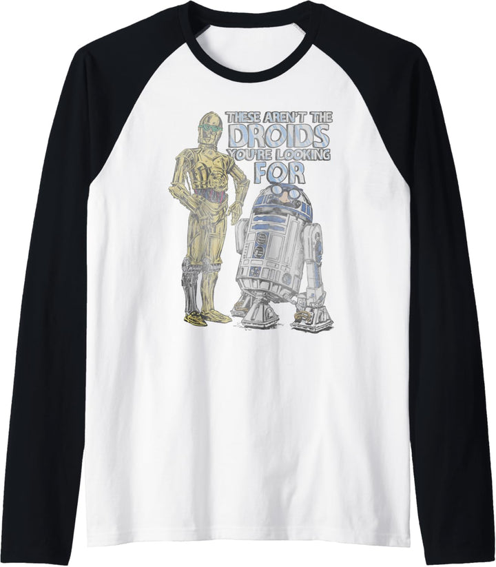 Star Wars R2-D2 & C-3PO Not Your Droids Raglan