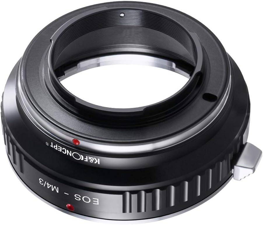 K&F Concept EOS-M4/3 Objektivadapter Objektiv Adapter Ring für EOS EF Objektiv auf M4/3 MFT Olympus