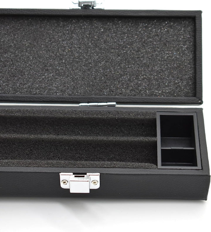 Billard Cue Queue Kö Tasche Koffer Köcher Queuekoffer Elegant 1/1 Pool 85 cm, Schwarz