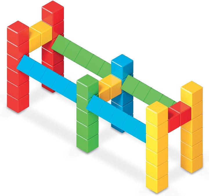 Geomag Magicube - 64 Würfel - Magnetisches Konstruktionsspielzeug für Kinder - Green Line - Lernspie
