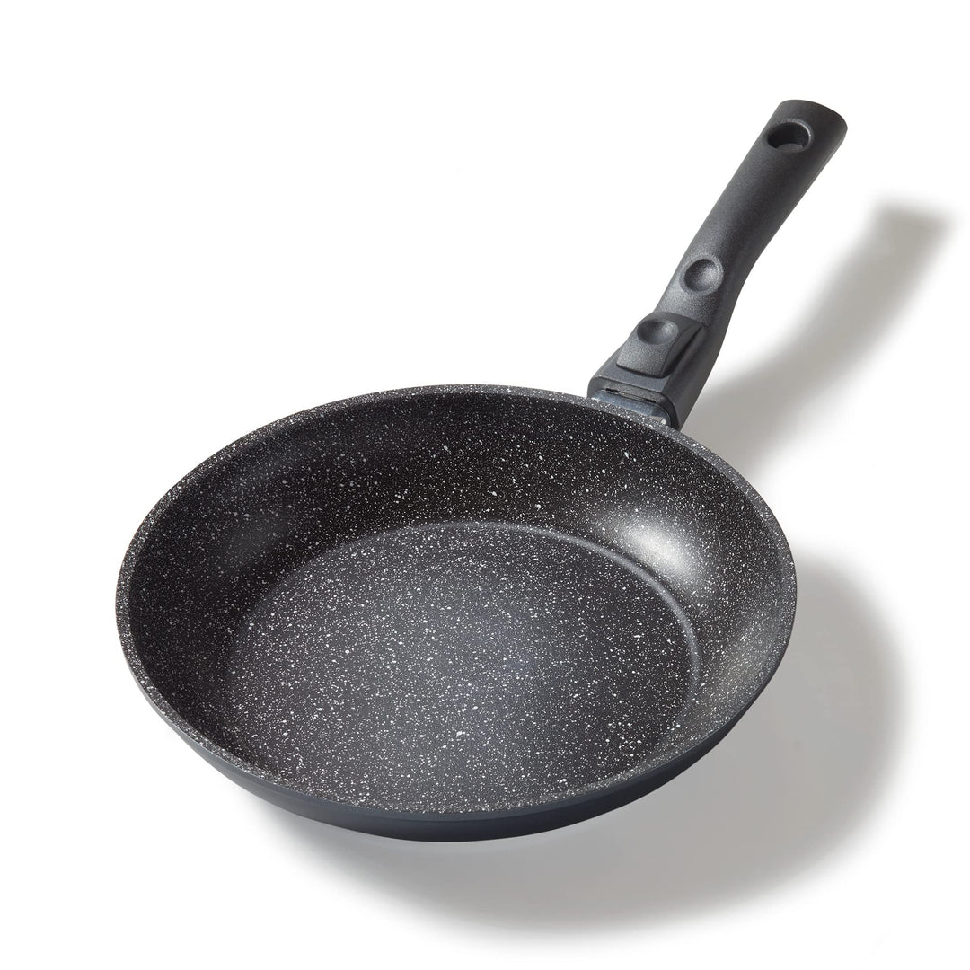 STONELINE Flex Made in Germany Bratpfanne 24cm, mit abnehmbarem Griff, antihaft beschichtete Pfanne