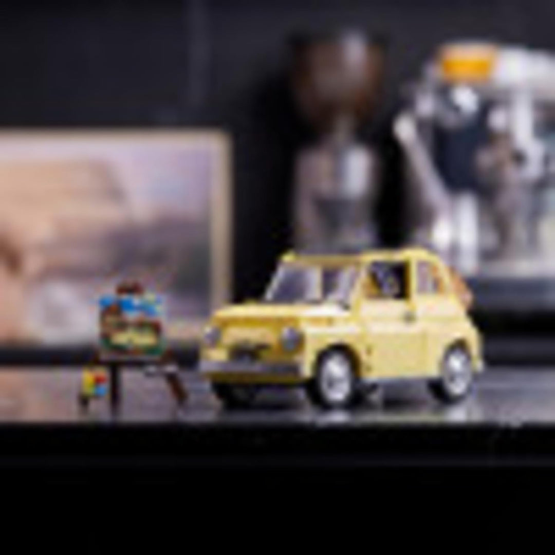LEGO Creator Expert Fiat 500 10271 Toy Car Building Set for Adults and Fans of Model Kits Sets Idea,