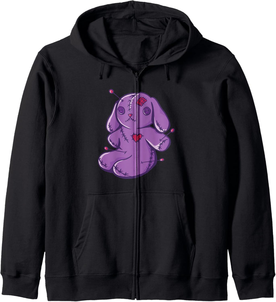 Pastel Goth Creepy Cute Voodoo Doll Kawaii Indie Aesthetic Kapuzenjacke