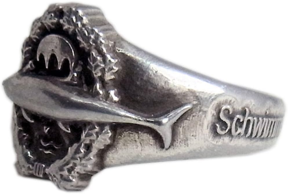 Deutscher Ring,Traditionsring der Kampfschwimmer mit Motto"Lerne leiden ohne zu klagen"