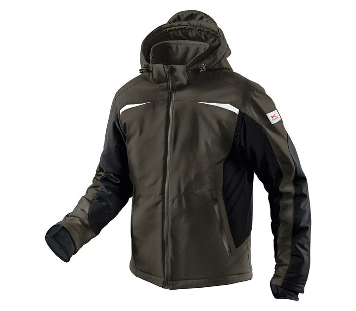 KÜBLER Workwear | Winter Softshell Arbeitsjacke | oliv/schwarz | Grösse XS XS oliv/schwarz, XS oliv/