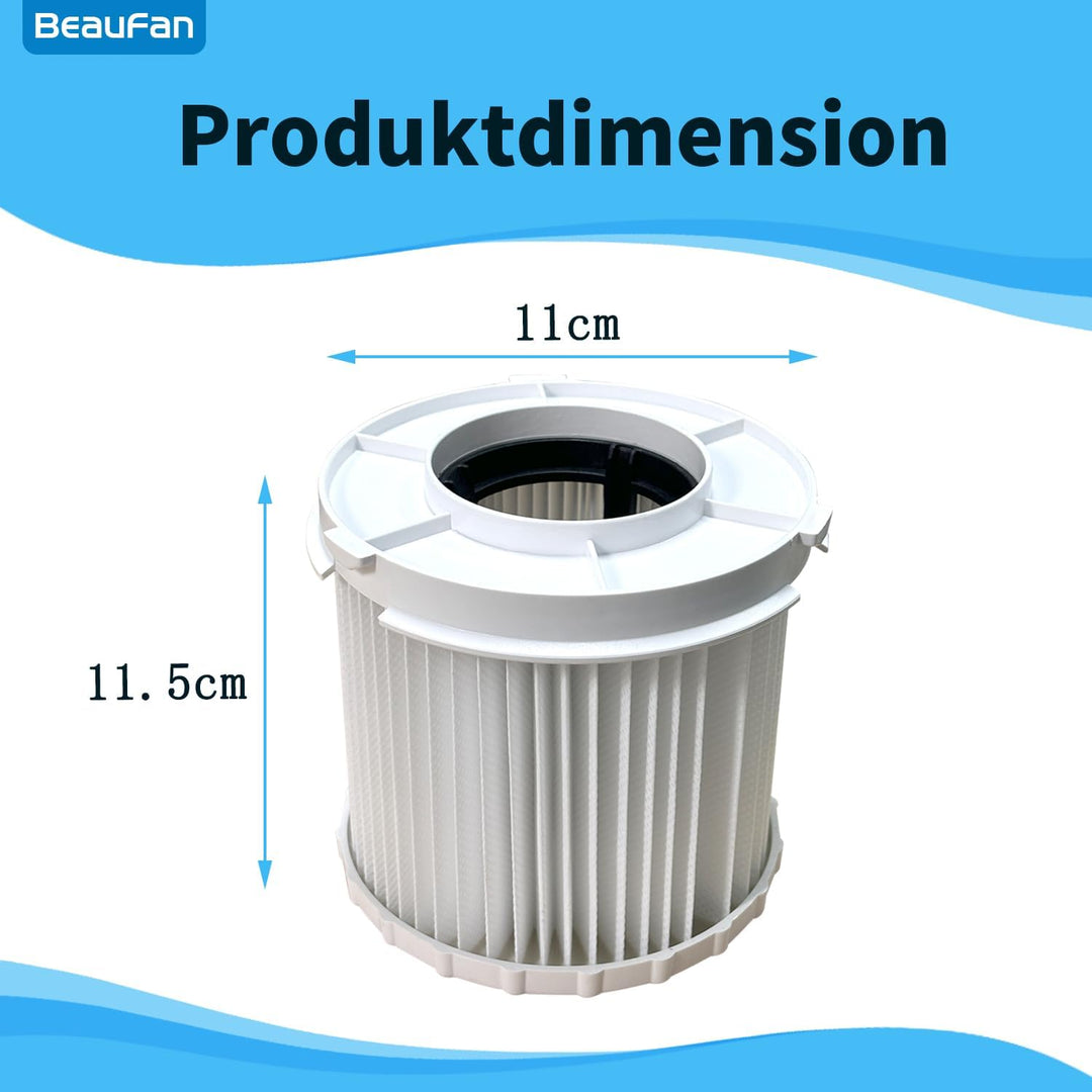 2 Pack 162518-0 HEPA-Filter Kompatibel mit Makita Akku-Staubsauger DVC750/DVC750Z/DVC750l/XCV11Z/XCV