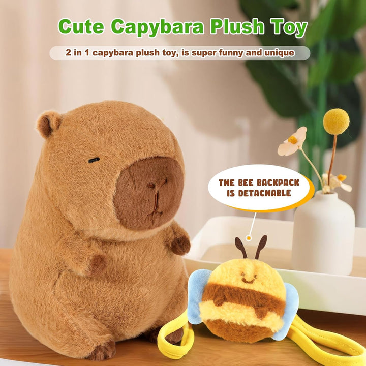 shownicer Plüschtier Capybara Kuscheltier Stofftier Kawaii Capybara Plüsch Kissen Spielzeug Wurfkiss