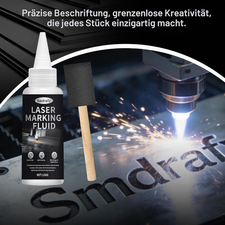 150ml Lasermarkierungsflüssigkeit, Laser Marking Fluid, Laser Markierungsspray, Lasergravur Spray, G