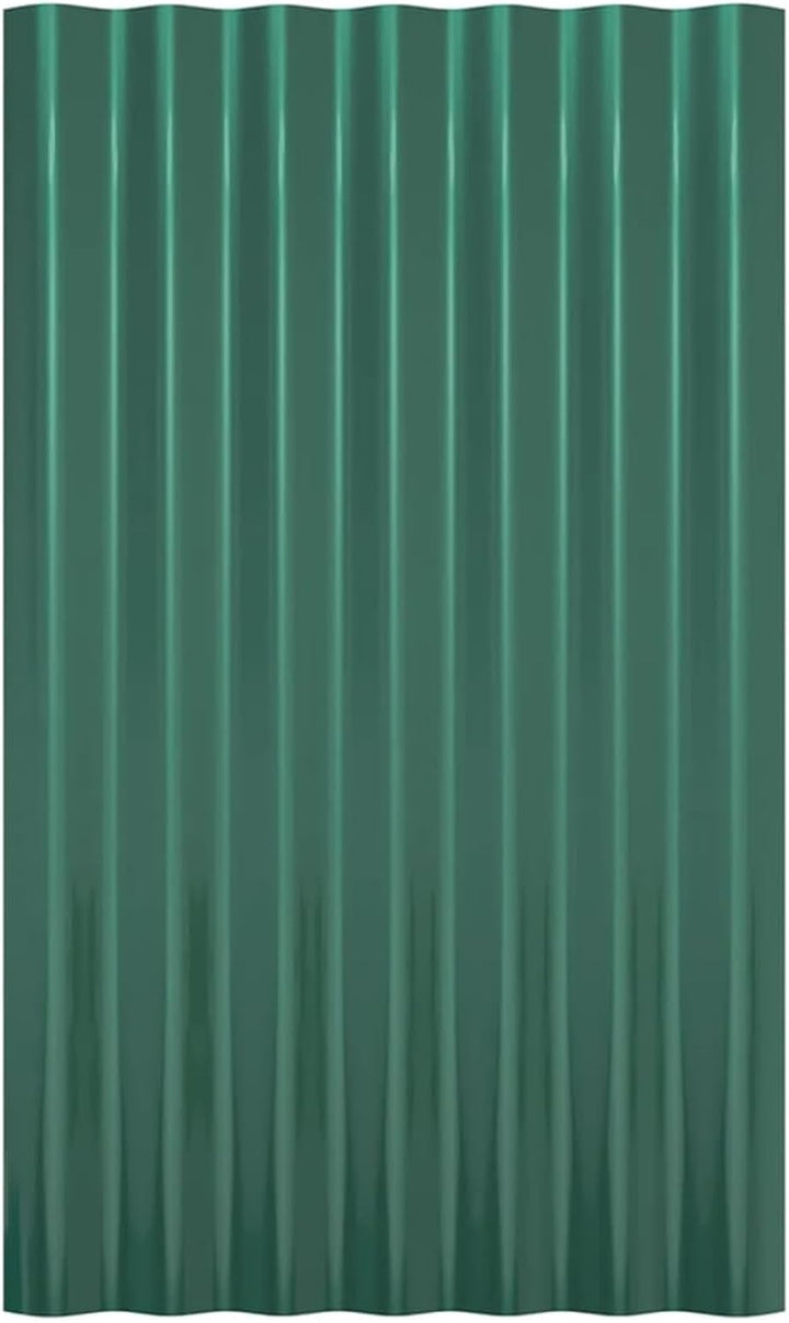 Homgoday Dachpaneele 12 STK. Dachblech Stahlblech Dach Dachplatten Metalldachpaneele Dachblech für D