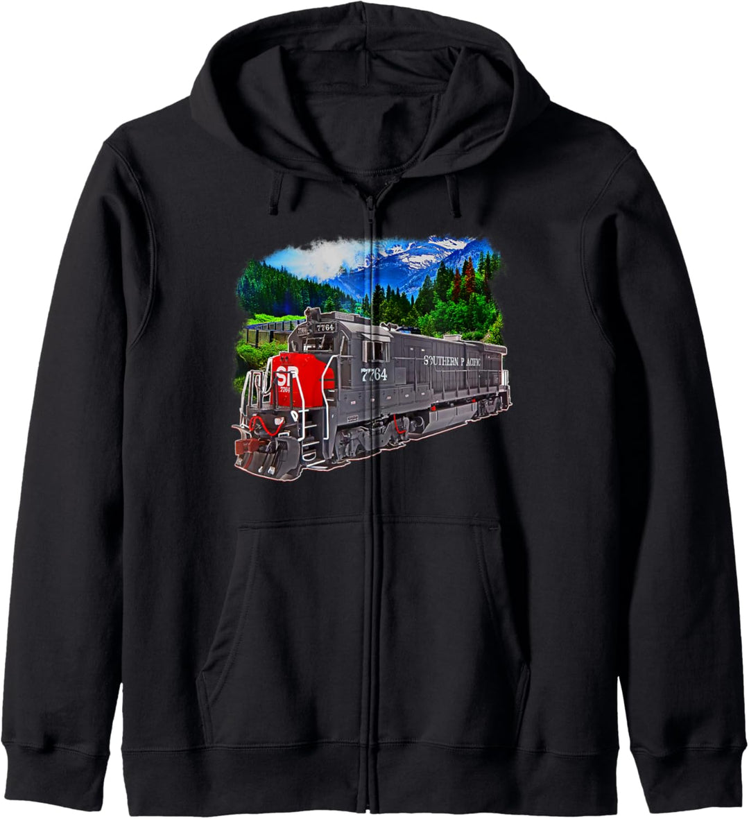 Southern Pacific Triebwerk Kapuzenjacke