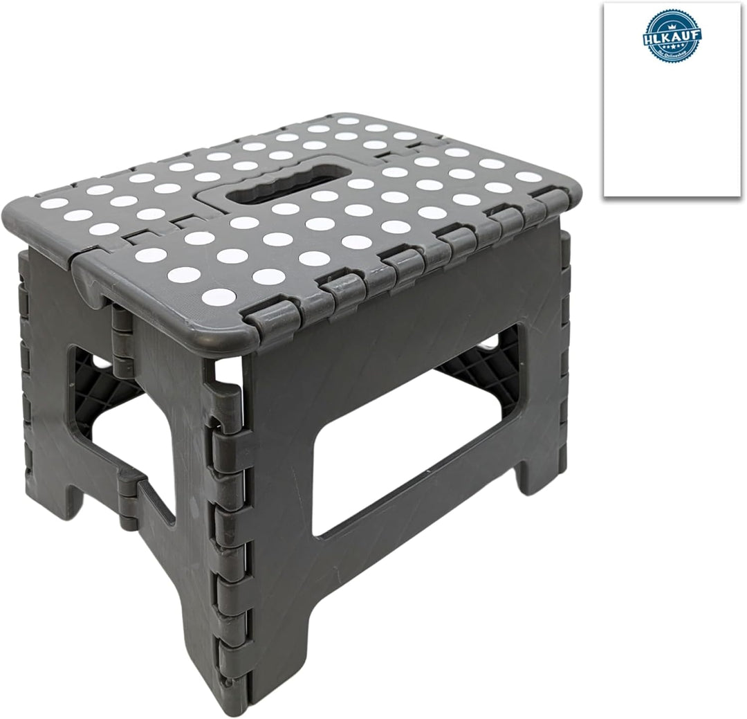 Hocker Tritthocker faltbar für Erwachsene und Kinder bis 150 kg Klapphocker aus Kunststoff rutschfes