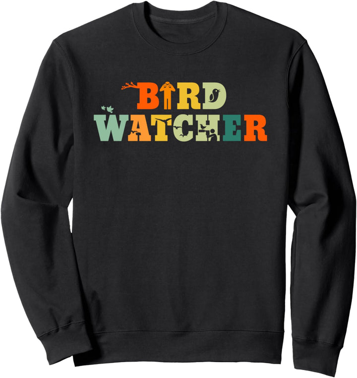 Retro Ornithologe Vögel Beobachten - Vintage Vogelbeobachter Sweatshirt