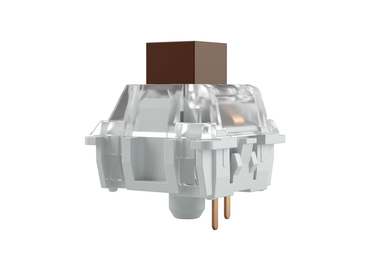 Glorious Gaming 120x Kailh Mechanische Tastaturschalter (Braun) - Taktil & Leise, 45g Auslösekraft,