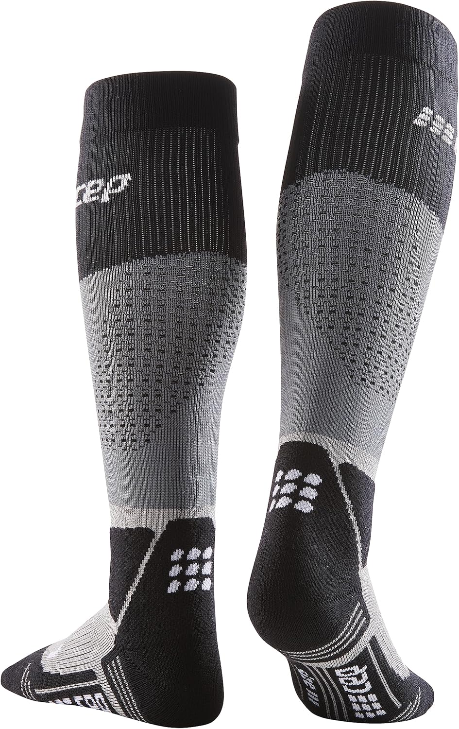 CEP - HIKING MAX CUSHION COMPRESSION MERINO SOCKS für Herren | Knielange Wandersocken mit Kompressio