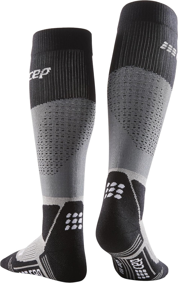 CEP - HIKING MAX CUSHION COMPRESSION MERINO SOCKS für Herren | Knielange Wandersocken mit Kompressio