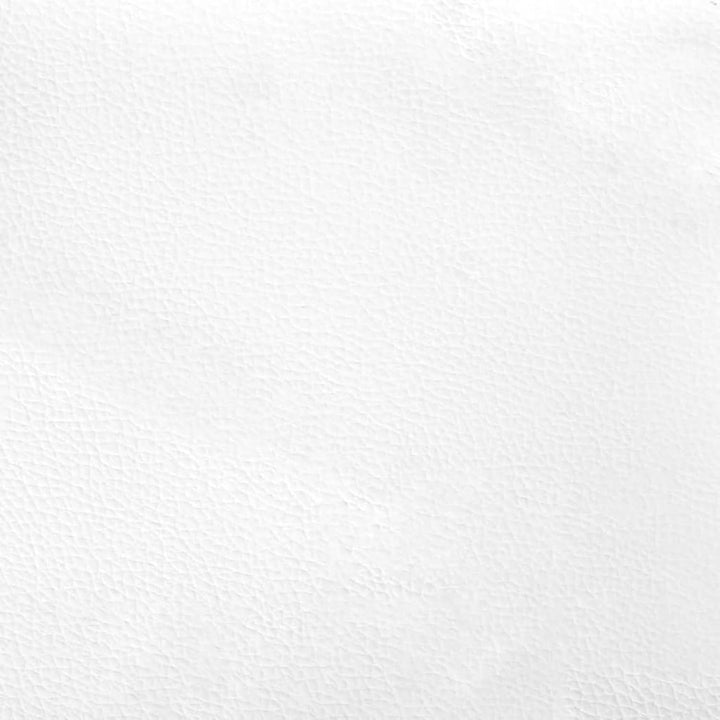 Homgoday Kunstleder Kopfkissen Weiss 100x3x49cm für Bettgestell mit LED-Leuchten Model3207725