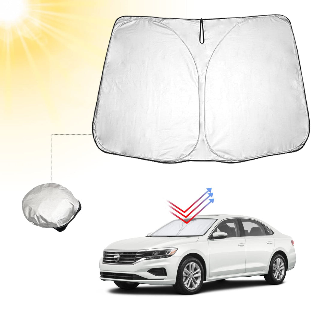 BIBIBO Passat B8 Frontscheibenabdeckung Kompatibel mit VW Passat B8 / Passat Valiant 2016-2020, Sonn