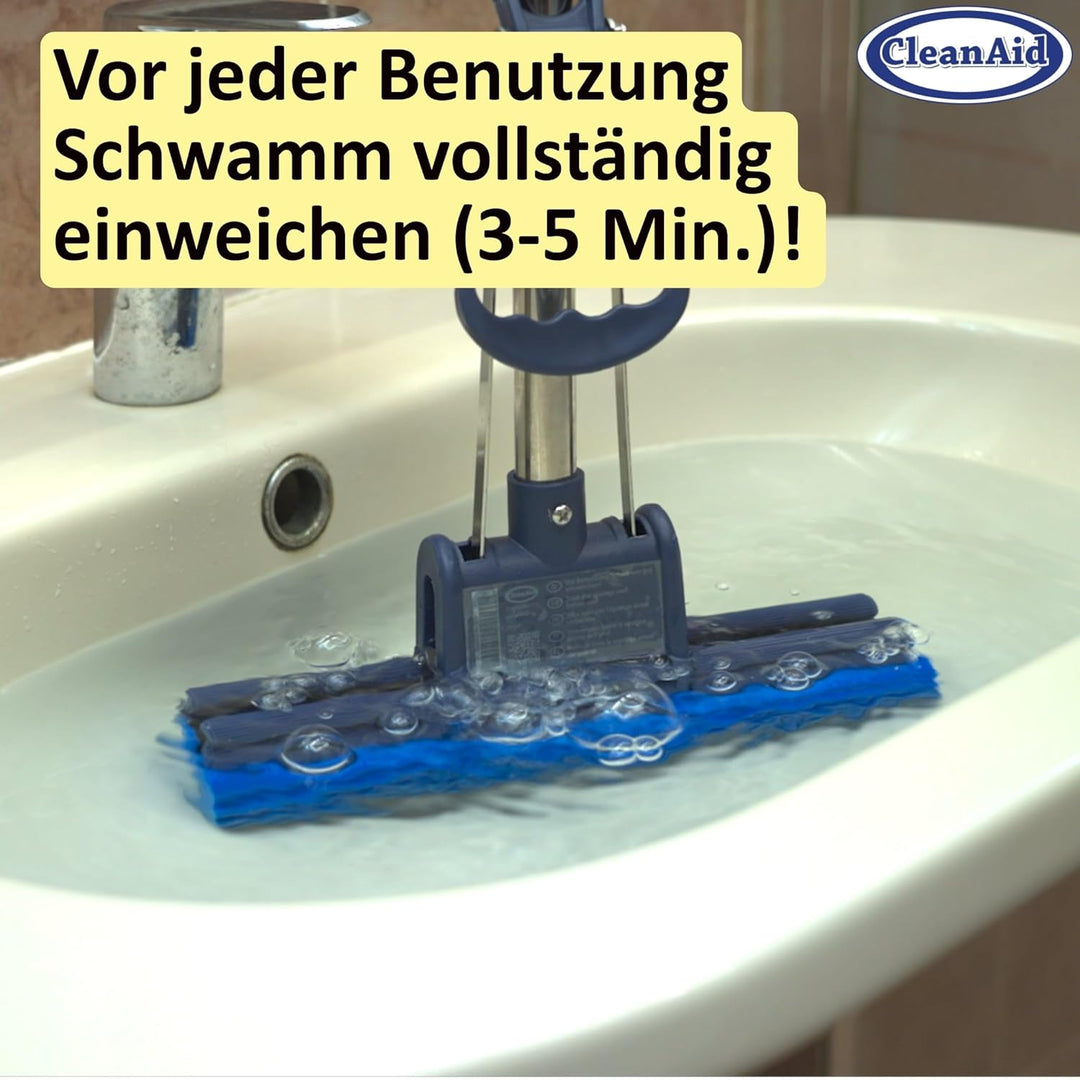 OneTouch GO! Wischmopp, Bodenwischer, Wringmopp, Wischer mit Auswringfunktion - besonders saugstark