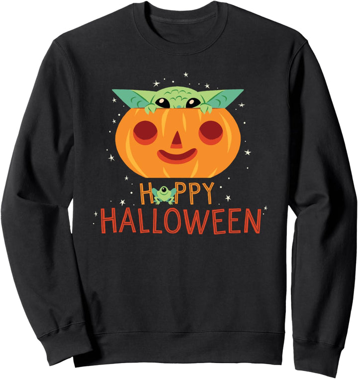 Star Wars The Mandalorian Grogu Happy Halloween Sweatshirt