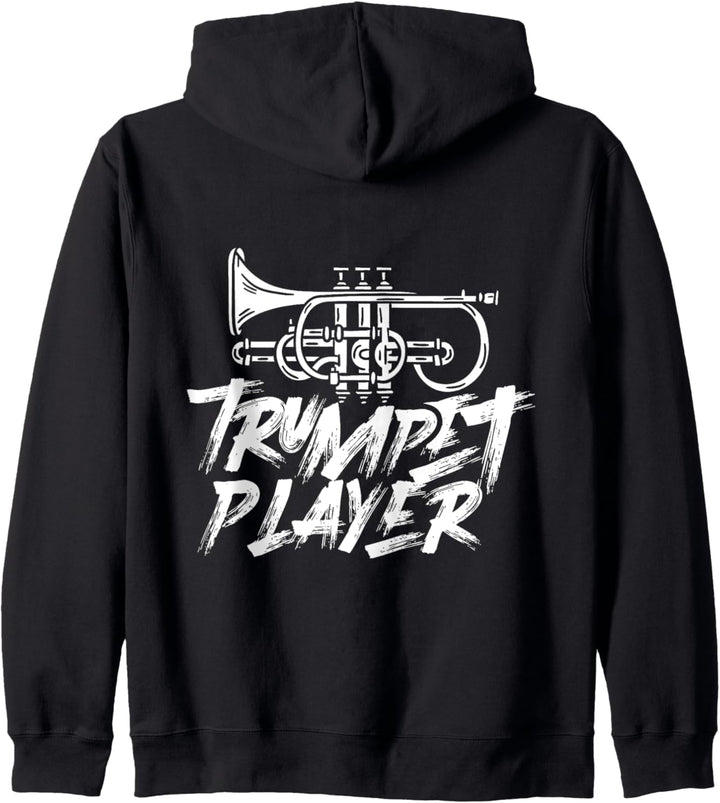 Trompete Spieler Trompeter Trompetenspieler Trompeten Kapuzenjacke