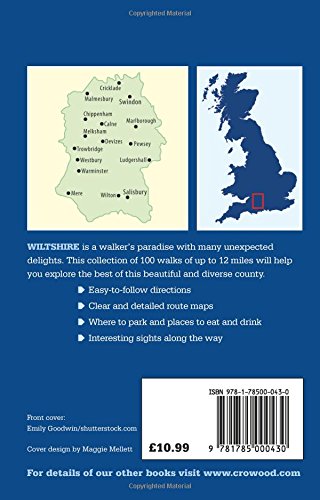 100 Walks in Wiltshire, Taschenbuch