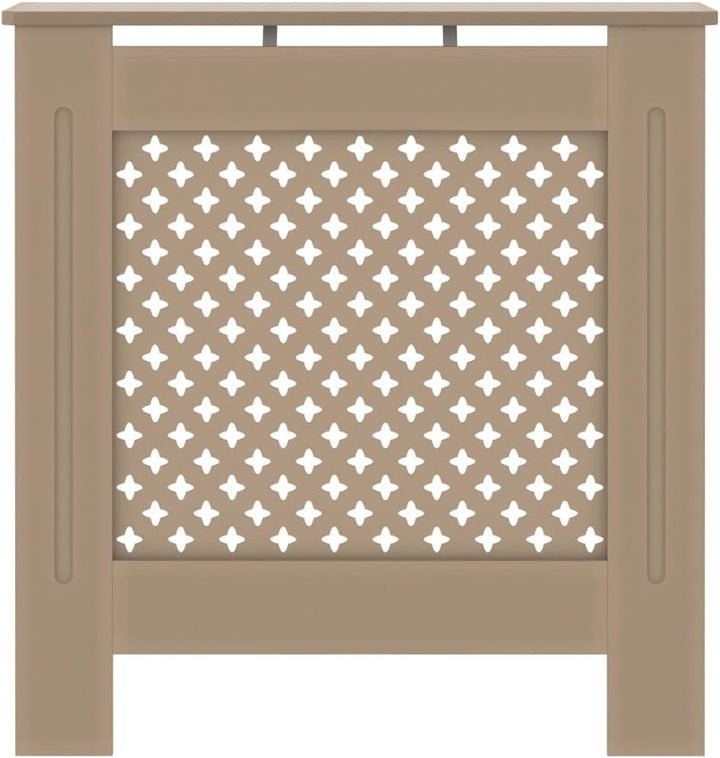 puraday Wohnzimmer Heizkörperabdeckung 78x19x81.5 cm MDF Heizkörperverkleidung Dekorative Wabenmuste