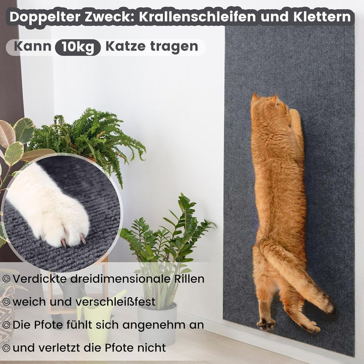 Selbstklebend kratzmatte Katze, DIY Kratzbrett, Kratzschutz Sofa Katze Ideal für kratzteppich, Kratz