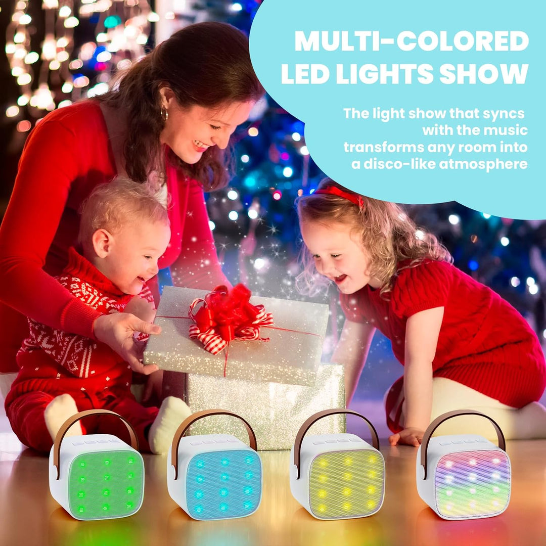 Kinder Karaoke Maschine, Neueste Karaoke Mikrofon Kinder, Geschenke für Mädchen Jungs,Mini Bluetooth