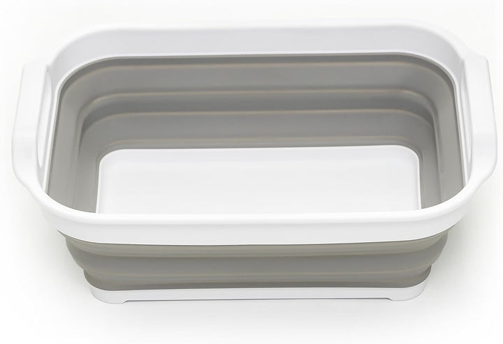 SAMMART Zusammenklappbare Wanne – Faltbare Spülwanne – tragbares Waschbecken – platzsparende Kunstst