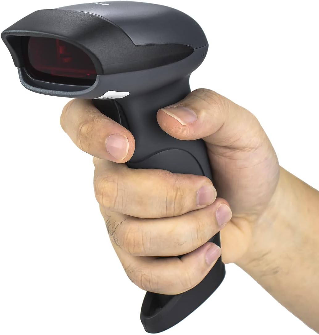 NETUM Handscanner Kabelgebunden Laser-Barcodescanner 32-bit Decoder 1D with USB Kabel NT-M1
