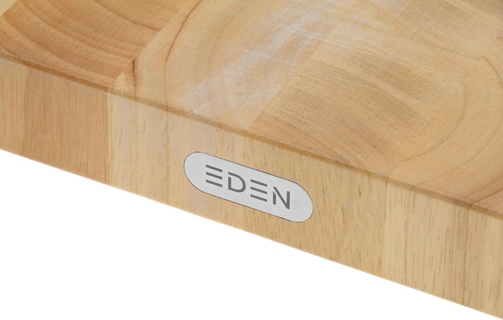 Eden Quality Holzschneidebrett EQP001 Praktisches Schneidebrett zum Schneiden, Wiegen und Hacken