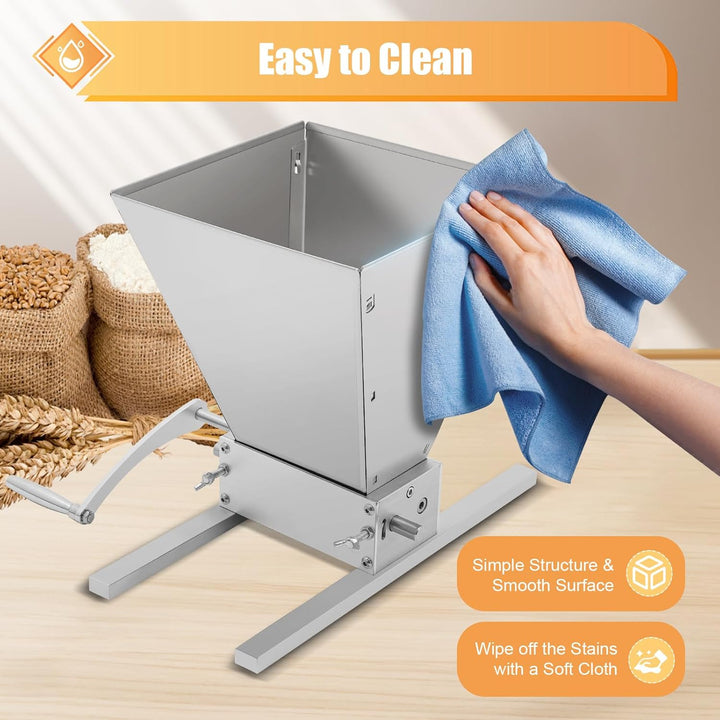 Getreidemühlen, WUPYI2018 Handmühle Getreidemühle Malzmühle Heimbrauer Schrotmühle